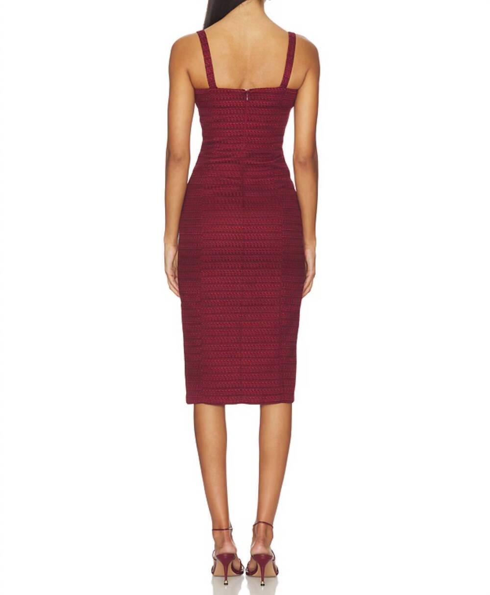 NEW AMANDA UPRICHARD tisha dress in russett - Picture 4 of 4